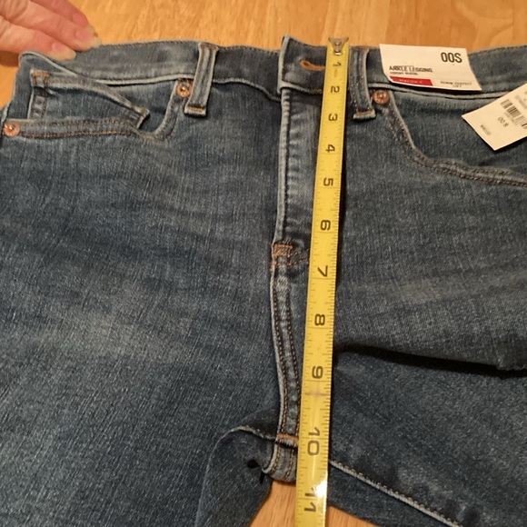 Express High Rise Ankle Legging Ripped Jeans - Picture 9 of 10